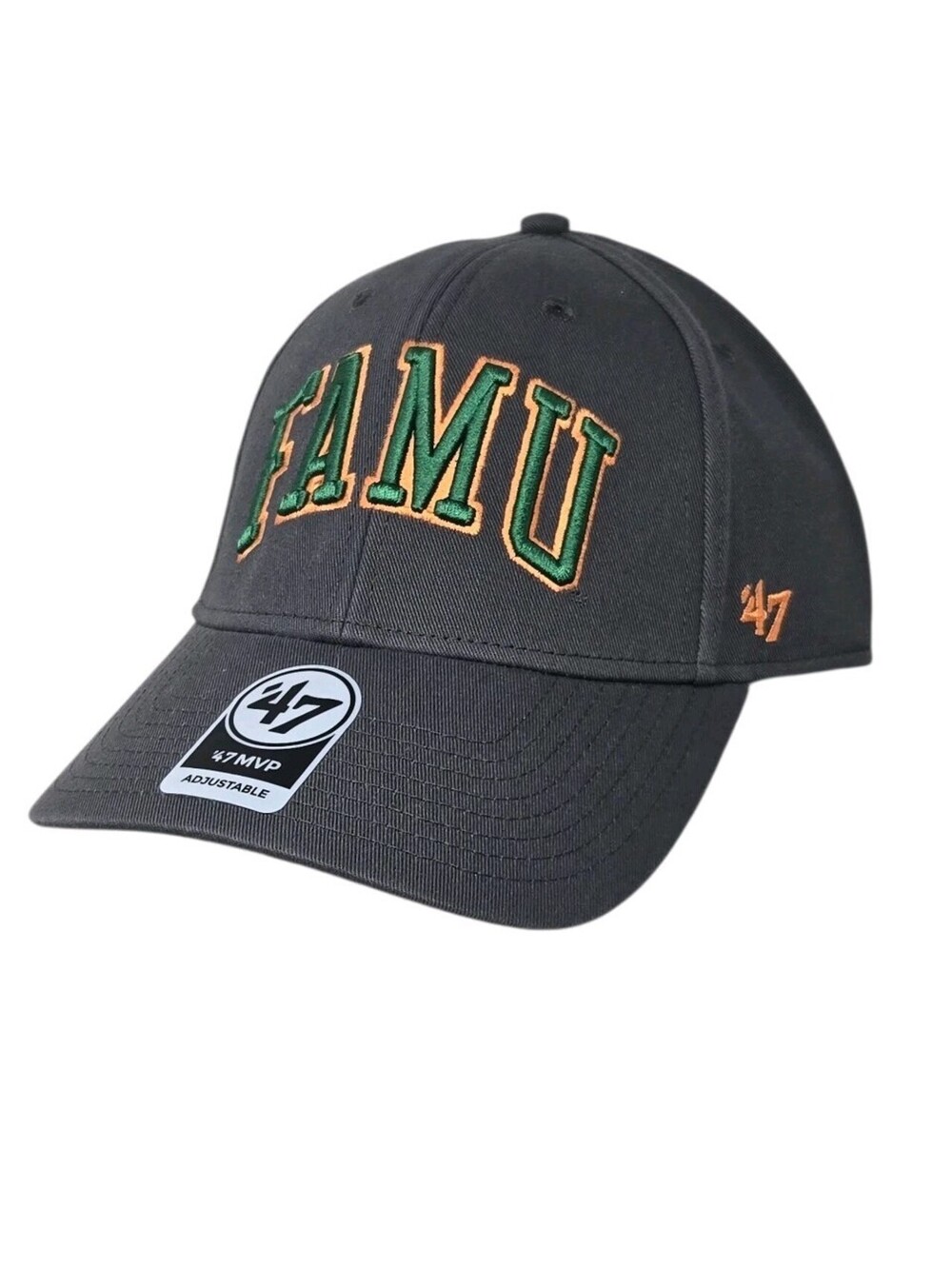 '47 FAMU Rattlers Hat Florida A&M University Strapback Gray Embroidered NWT